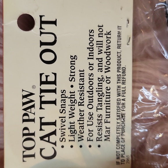 New Listing!! Brand New RCPETS KITTY HARNESS & CAT TIE OUT- LG - Picture 5 of 5